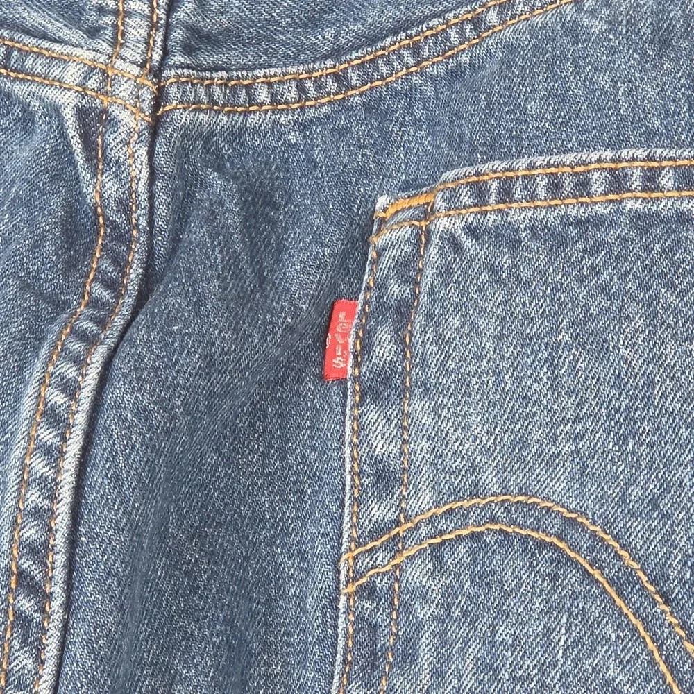 Levis‎ 501 Jeans Mens 36x30 Medium Blue Button Fly 501XX Straight Leg Denim Y2K